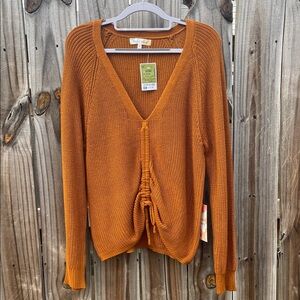 Women's Orange Sweater